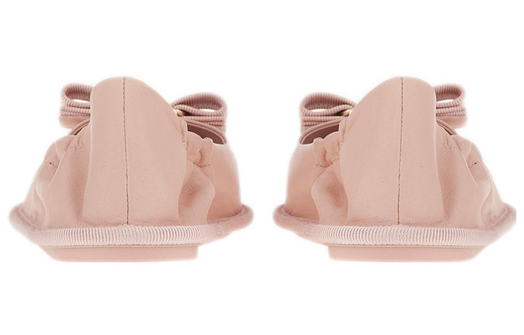 Shop (W) FERRAGAMO Kasut Rata Ballet 'Kulit Merah Jambu' 01D973-756656