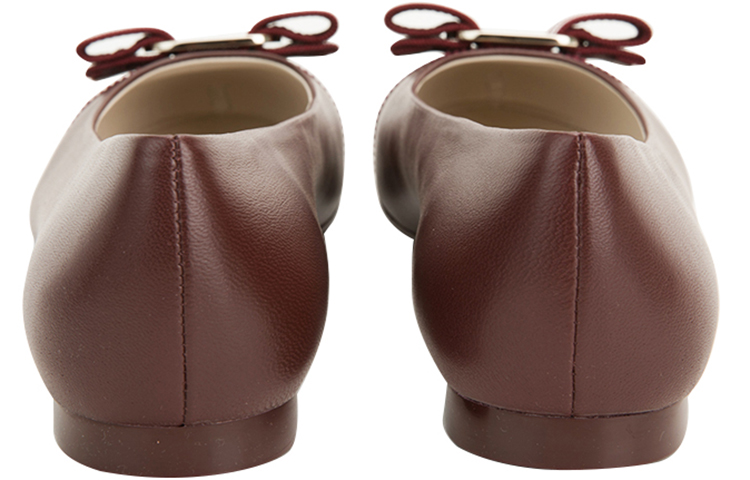 (W) FERRAGAMO Ballet Flats 'Purple Bow' 圖 4