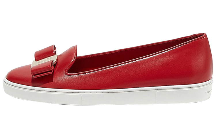 (W) FERRAGAMO Ballet Flats 'Red Bow'