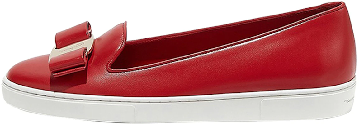 (W) 페라가모 레드보우 발레 플랫 (Ferragamo Red Bow Ballet Flat) 0698733 Buy (W) 페라가모 레드보우 발레 플랫 (Ferragamo Red Bow Ballet Flat) 0698733