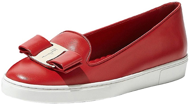 (W) FERRAGAMO Kasut Balerina 'Red Bow' 0698733 Order (W) FERRAGAMO Kasut Balerina 'Red Bow' 0698733