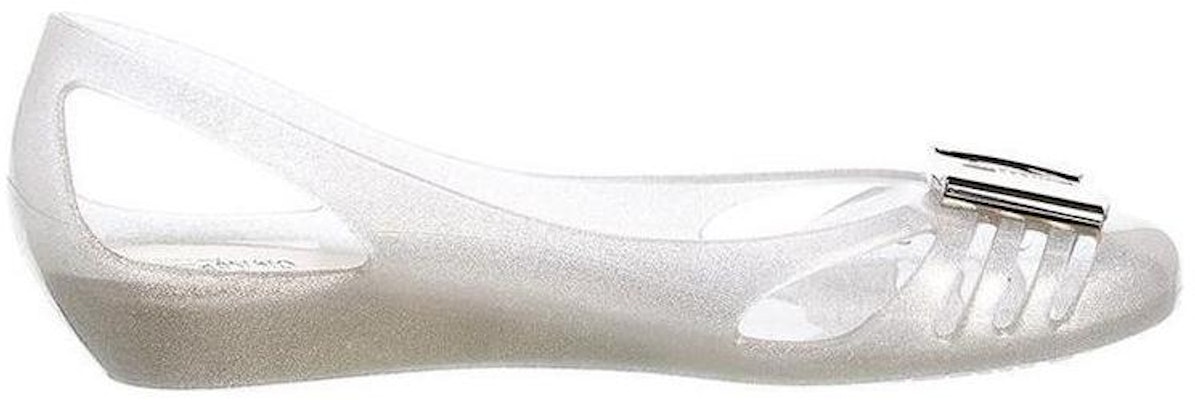 (W) FERRAGAMO Sandal Jelly Wedge 'Silver' Perak 033711-621406 Order (W) FERRAGAMO Sandal Jelly Wedge 'Silver' Perak 033711-621406