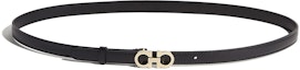 Buy (W) FERRAGAMO Tali Pinggang Kulit Hitam dengan Logo - Lebar 1.5cm 23B224-0675180
