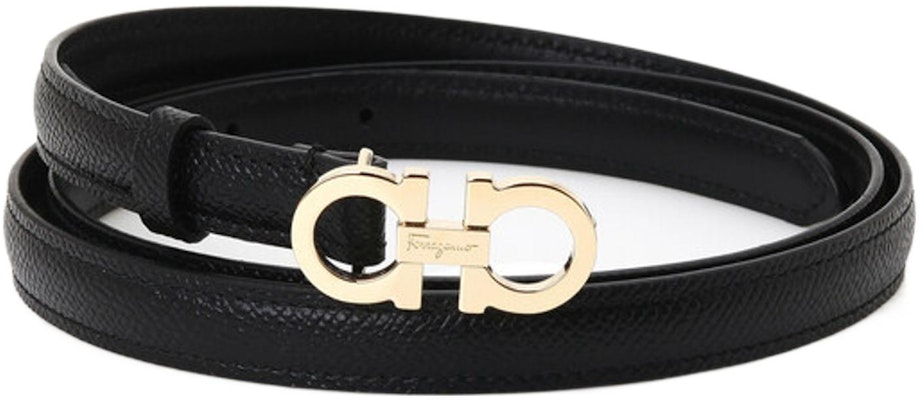 (W) FERRAGAMO Tali Pinggang Kulit Hitam dengan Logo - Lebar 1.5cm 23B224-0675180 Shop (W) FERRAGAMO Tali Pinggang Kulit Hitam dengan Logo - Lebar 1.5cm 23B224-0675180