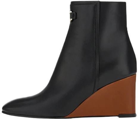 (W) FERRAGAMO 黑色坡跟靴 01C807-751066 Buy (W) FERRAGAMO 黑色坡跟靴 01C807-751066