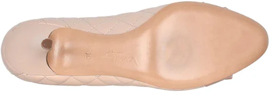 Details for (W) FERRAGAMO Zapato Beige de Tacón con Lazo Elegante 01N674-702229