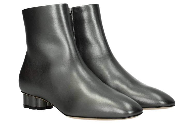 (W) FERRAGAMO Briza 'Grey Flower Heel' 圖 2