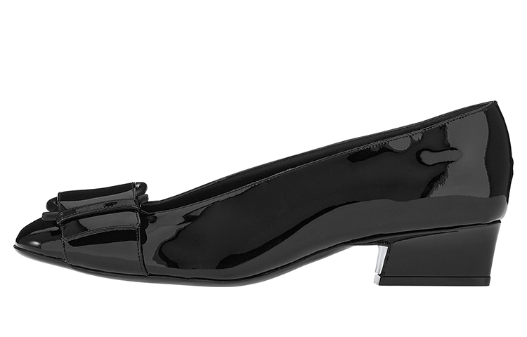 (Women) FERRAGAMO Buckle-Detail Ballerina Pumps 'Black' 01C802-751004