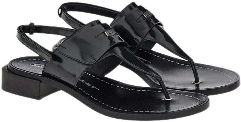 (W) FERRAGAMO Sandal Fesyen Kulit Lembu 'Hitam' 01C874-750978 Order (W) FERRAGAMO Sandal Fesyen Kulit Lembu 'Hitam' 01C874-750978