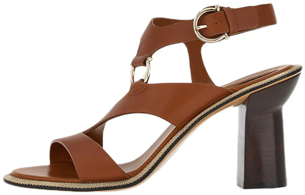 (W) FERRAGAMO Sandales Ouvertes en Cuir avec Boucle ''Marron'' 01E121-758460 Buy (W) FERRAGAMO Sandales Ouvertes en Cuir avec Boucle ''Marron'' 01E121-758460