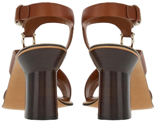 (W) FERRAGAMO Sandal Kulit Terbuka Gesper 'Coklat' 01E121-758460 Shop (W) FERRAGAMO Sandal Kulit Terbuka Gesper 'Coklat' 01E121-758460