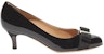 (W) FERRAGAMO Carla Tumit Tinggi 'Riben Hitam' 01B792-574558
