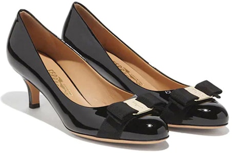 (W) FERRAGAMO Carla Tumit Tinggi 'Riben Hitam' 01B792-574558 Lookbook (W) FERRAGAMO Carla Tumit Tinggi 'Riben Hitam' 01B792-574558