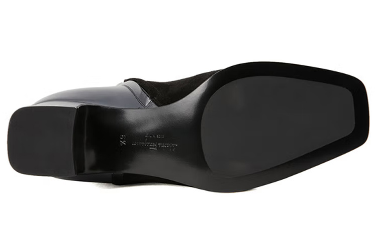 (W) FERRAGAMO Cassaro 'Black Leather and Suede' 圖 4