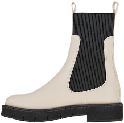 (W) Stivali Chelsea FERRAGAMO ''Pelle di Vitello Nera e Bianca'' 01D515-753854 Buy (W) Stivali Chelsea FERRAGAMO ''Pelle di Vitello Nera e Bianca'' 01D515-753854