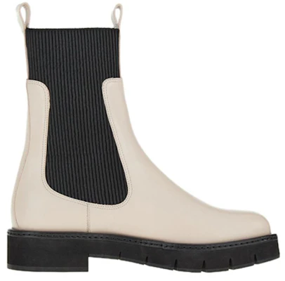 (W) Stivali Chelsea FERRAGAMO ''Pelle di Vitello Nera e Bianca'' 01D515-753854 Order (W) Stivali Chelsea FERRAGAMO ''Pelle di Vitello Nera e Bianca'' 01D515-753854