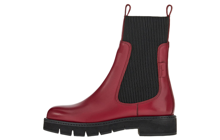 (Women) FERRAGAMO Chelsea Boot 'Red Black' 01D515-756167