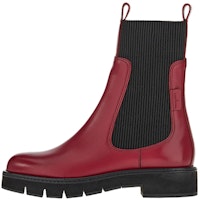 (Women) FERRAGAMO Chelsea Boot 'Red Black' 01D515-756167 (Women) FERRAGAMO Chelsea Boot 'Red Black' 01D515-756167