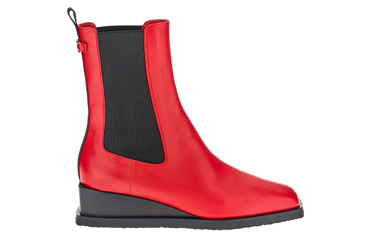 (W) FERRAGAMO Chelsea Boot 'Red Heel' 圖 2