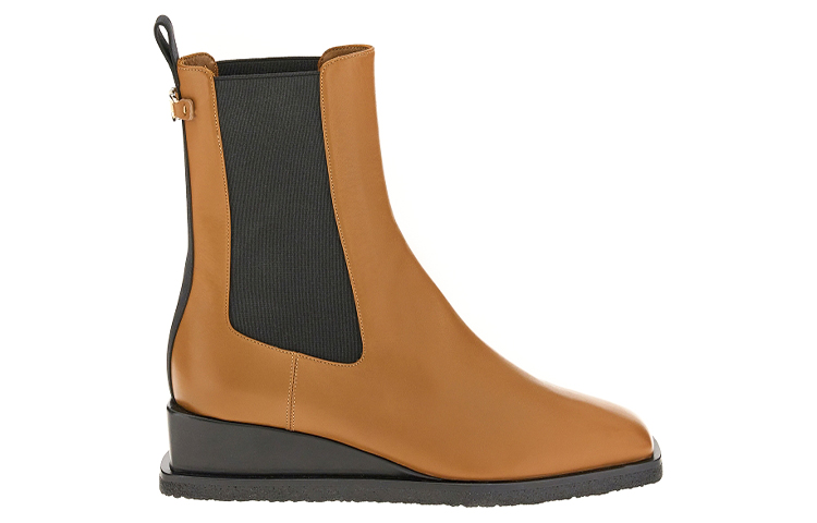 (W) FERRAGAMO Chelsea Pump Boot 'Coffee' 圖 2