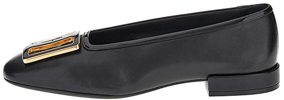 (W) FERRAGAMO 'Kasur Hitam' Flat Ballet Gesper Tebal 01C725?748712 Buy (W) FERRAGAMO 'Kasur Hitam' Flat Ballet Gesper Tebal 01C725?748712