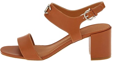 (Women) FERRAGAMO Chunky Heel Sandals 'Brown' 01C094-745437 (Women) FERRAGAMO Chunky Heel Sandals 'Brown' 01C094-745437