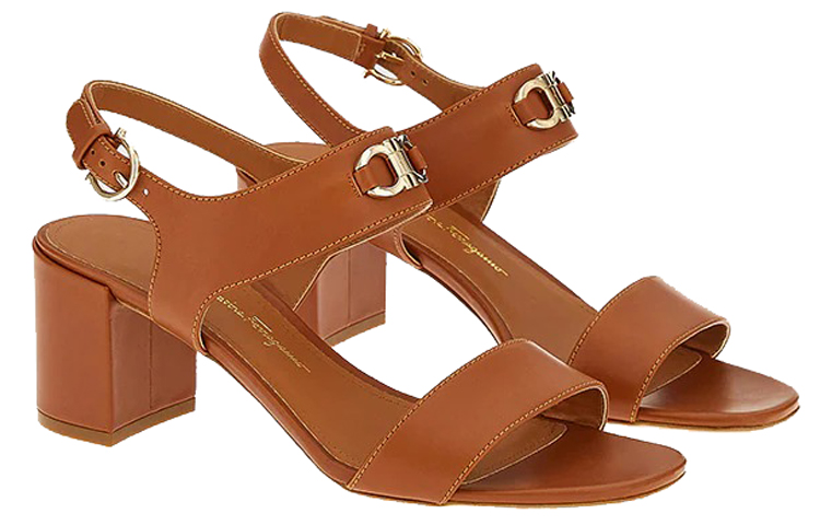 Order (W) Sandalias de Tacón Grueso FERRAGAMO 'Marrón' 01C094-745437