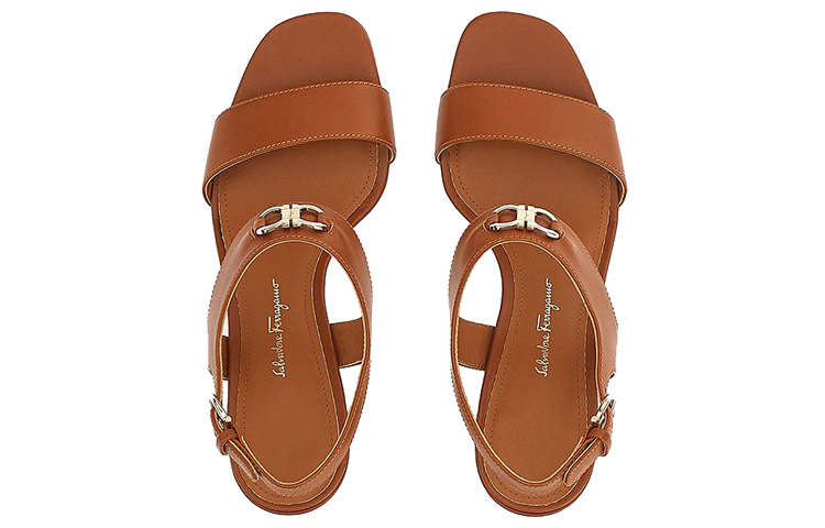 Lookbook (W) Sandalias de Tacón Grueso FERRAGAMO 'Marrón' 01C094-745437