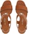 (W) Sandal Tumit Tebal FERRAGAMO 'Coklat' 01C094-745437