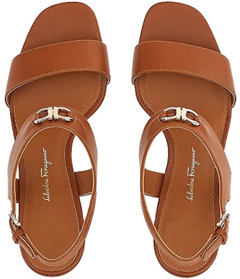(Women) FERRAGAMO Chunky Heel Sandals 'Brown' 01C094-745437 Lookbook (Women) FERRAGAMO Chunky Heel Sandals 'Brown' 01C094-745437