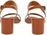 (W) Sandal Tumit Tebal FERRAGAMO 'Coklat' 01C094-745437