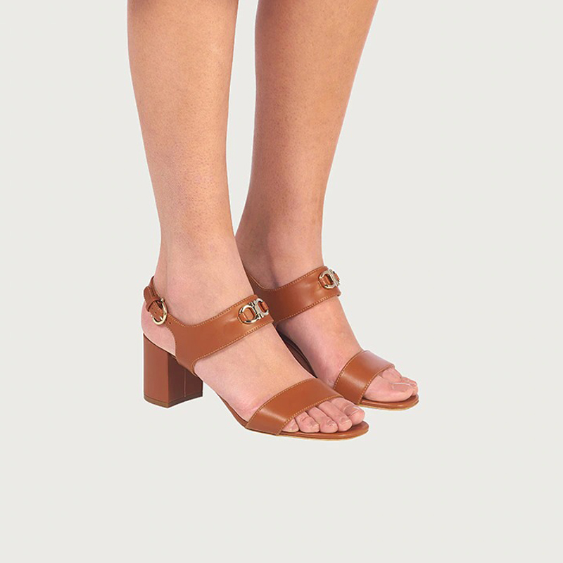 Purchase (W) Sandalias de Tacón Grueso FERRAGAMO 'Marrón' 01C094-745437