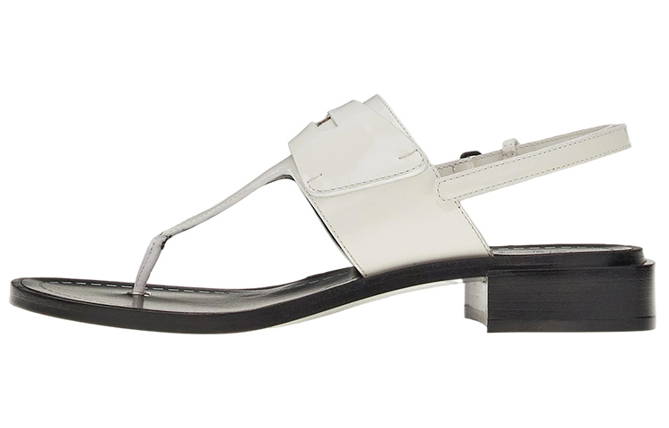 (Women) FERRAGAMO Chunky Heel Sandals 'White' 01C874-750979