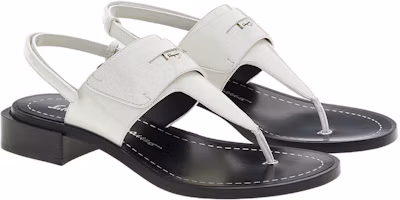 Order (Women) FERRAGAMO Chunky Heel Sandals 'White' 01C874-750979