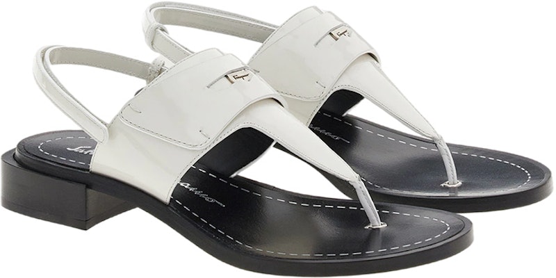 (W) Sandal Tumit Chunky FERRAGAMO 'Putih' 01C874-750979 Order (W) Sandal Tumit Chunky FERRAGAMO 'Putih' 01C874-750979