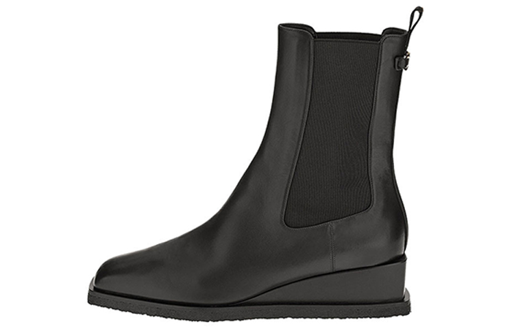 (Women) FERRAGAMO Classic Ankle Boot 'Black Elastic Panel' 01C014-745251