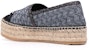 (W) FERRAGAMO Espadril Berplatform Lencana Klasik 'Hitam Biru' 01C025-745576