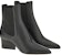 (Women) FERRAGAMO Classic Pointed Toe Chelsea Boot 'Black Elastic Panel' 01B736-745259