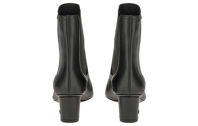 Shop (W) Bota Chelsea Clásica de Puntera Fina FERRAGAMO 'Panel Elástico Negro' 01B736-745259