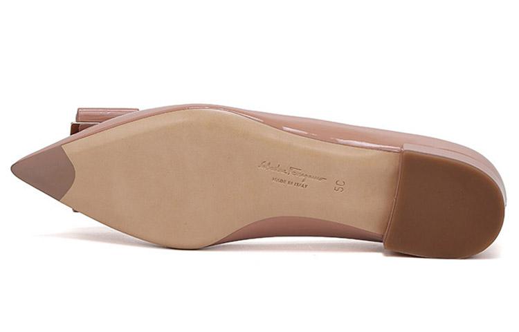 Details for (W) FERRAGAMO Doble Lazo Plano 'Rosa Claro' 01P335-704660