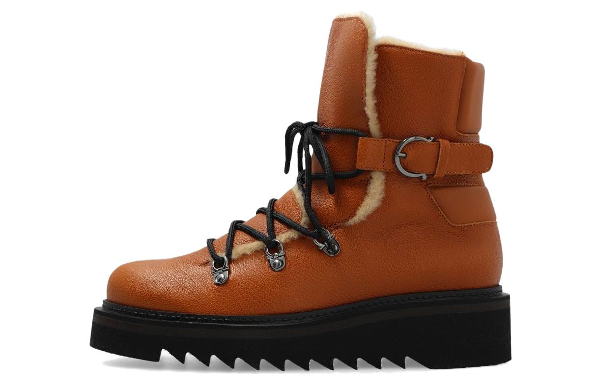 (Women) FERRAGAMO Elimo F Boots 'Brown' 01E240-756770