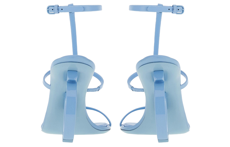 Shop (W) "FERRAGAMO Elina 'Tacón Peep-Toe con Hebilla Azul'" 01E779-760223