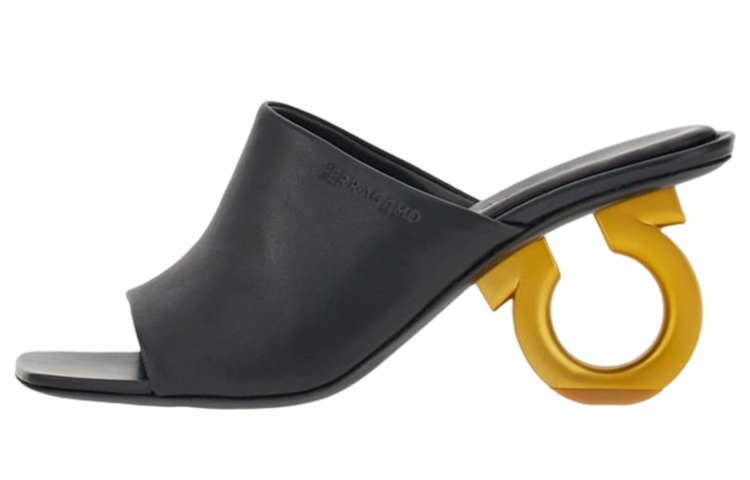 (Women) FERRAGAMO Elina Fashion Sandal 'Black Logo' 01F969-761944