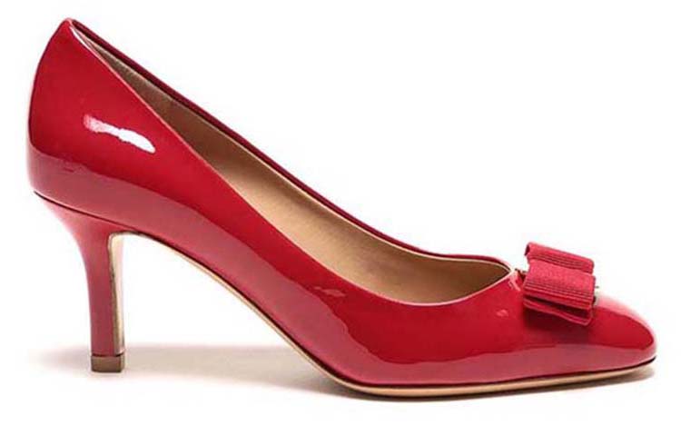 (W) FERRAGAMO Erice 70 High Heels 'Red Patent Bow' 圖 2