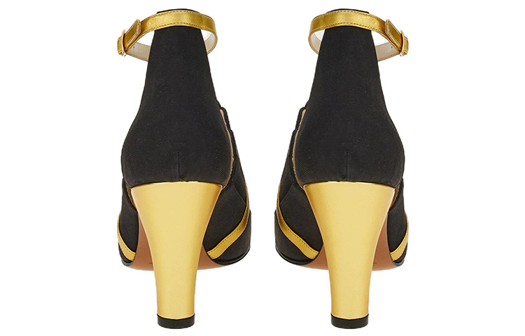 (W) FERRAGAMO Esther High Heel 'Black Gold' 圖 4