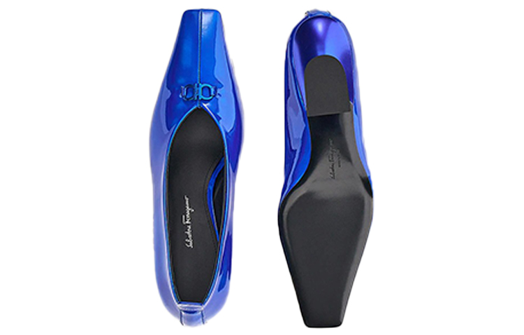 (W) FERRAGAMO F-Heels 'Blue' 圖 4