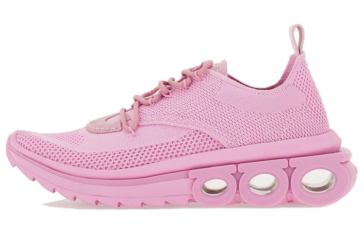 (W) FERRAGAMO Fabric & Suede Sneaker 'Pink'