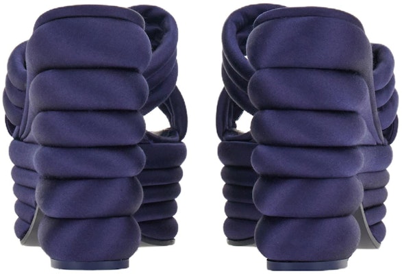 (W) FERRAGAMO Plataforma de Tela 'Tacón Alto Azul' 01F807-763968 Shop (W) FERRAGAMO Plataforma de Tela 'Tacón Alto Azul' 01F807-763968