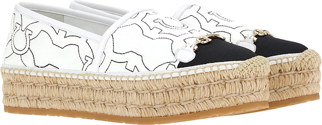 (Women) FERRAGAMO Fashion Woven Shoe 'White' 01C999-751251 Order (Women) FERRAGAMO Fashion Woven Shoe 'White' 01C999-751251