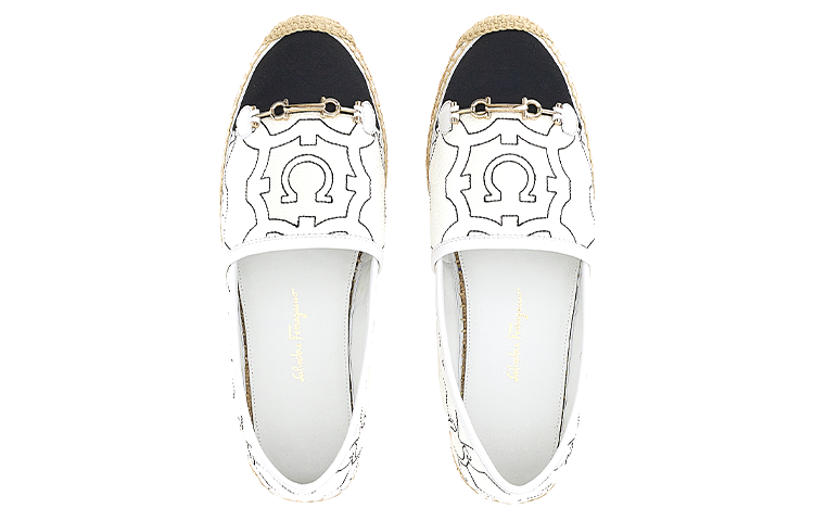 Lookbook (Women) FERRAGAMO Fashion Woven Shoe 'White' 01C999-751251